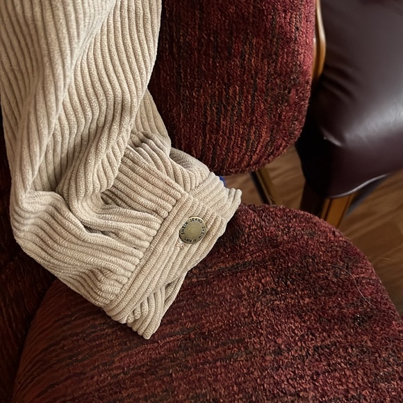 SHEIN tan corduroy and shearling crop jacket-NWOT - Picture 6 of 7